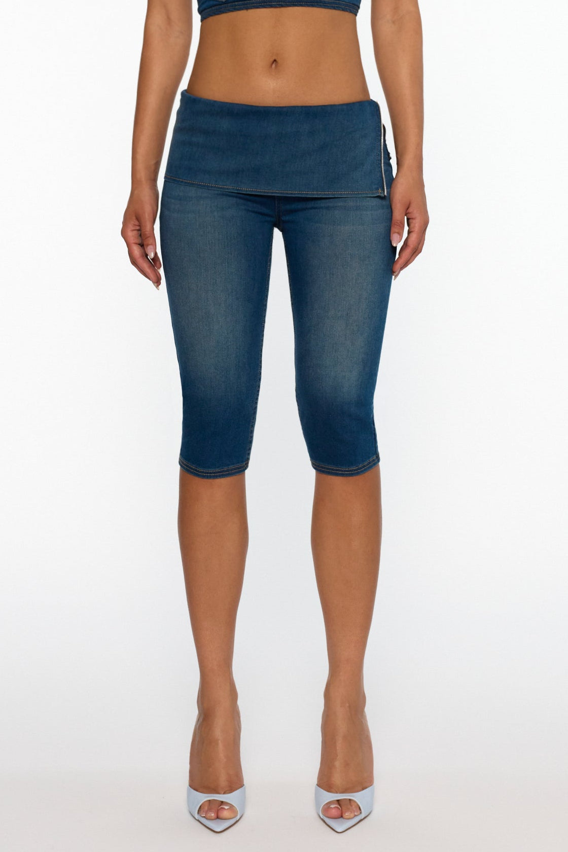 LA Fold Over Capri