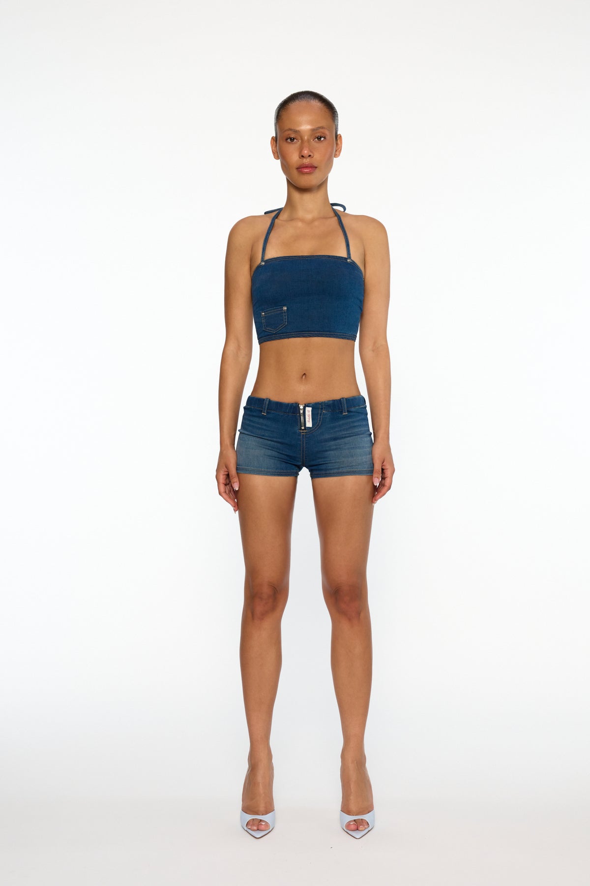 LA Micro Denim Short Dirty Dusk