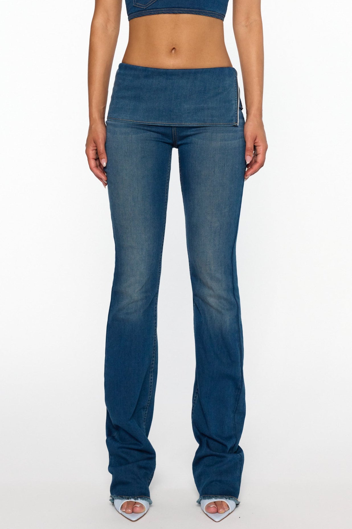 LA Fold Over Stacked Boot