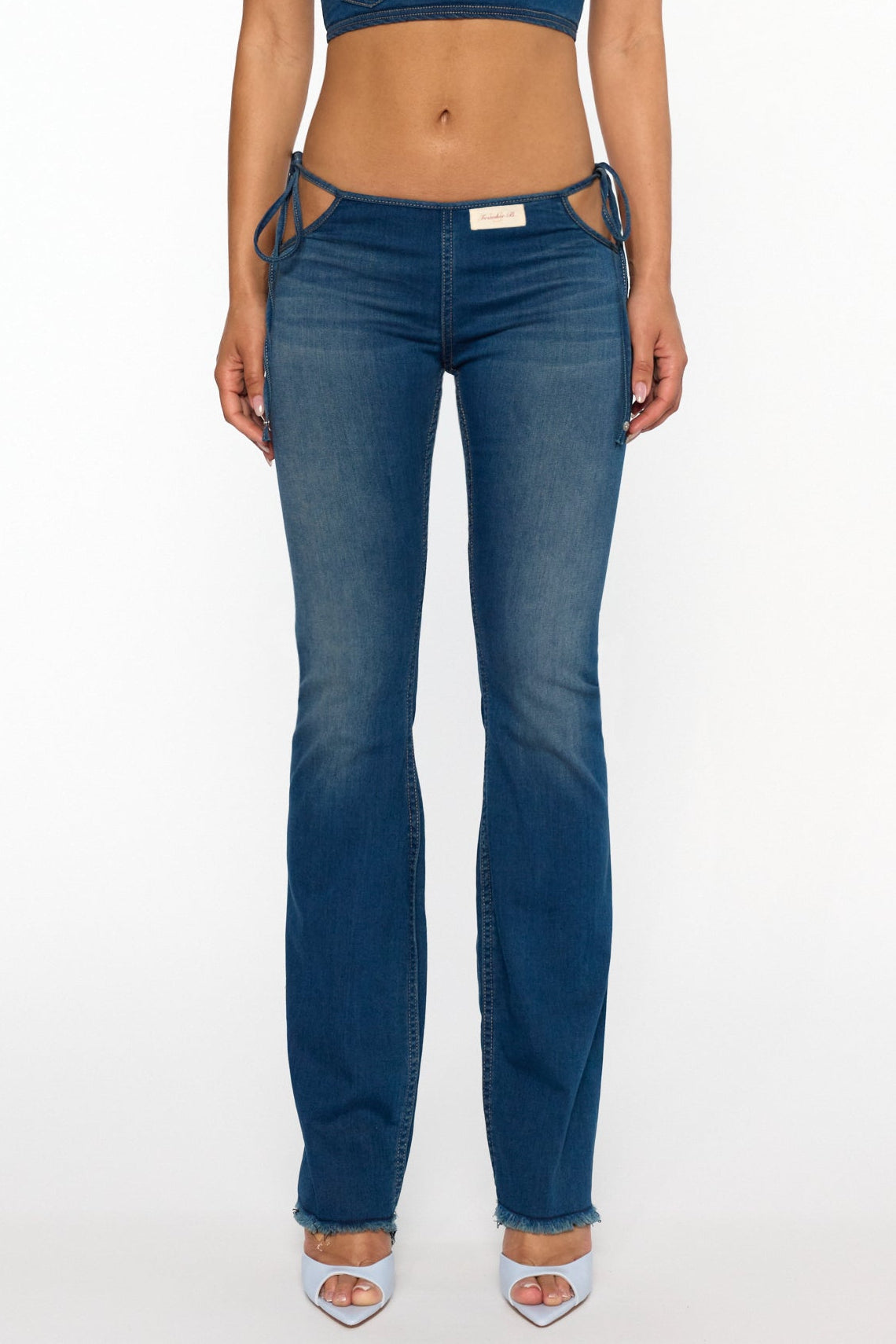 Side-Tie Jeans