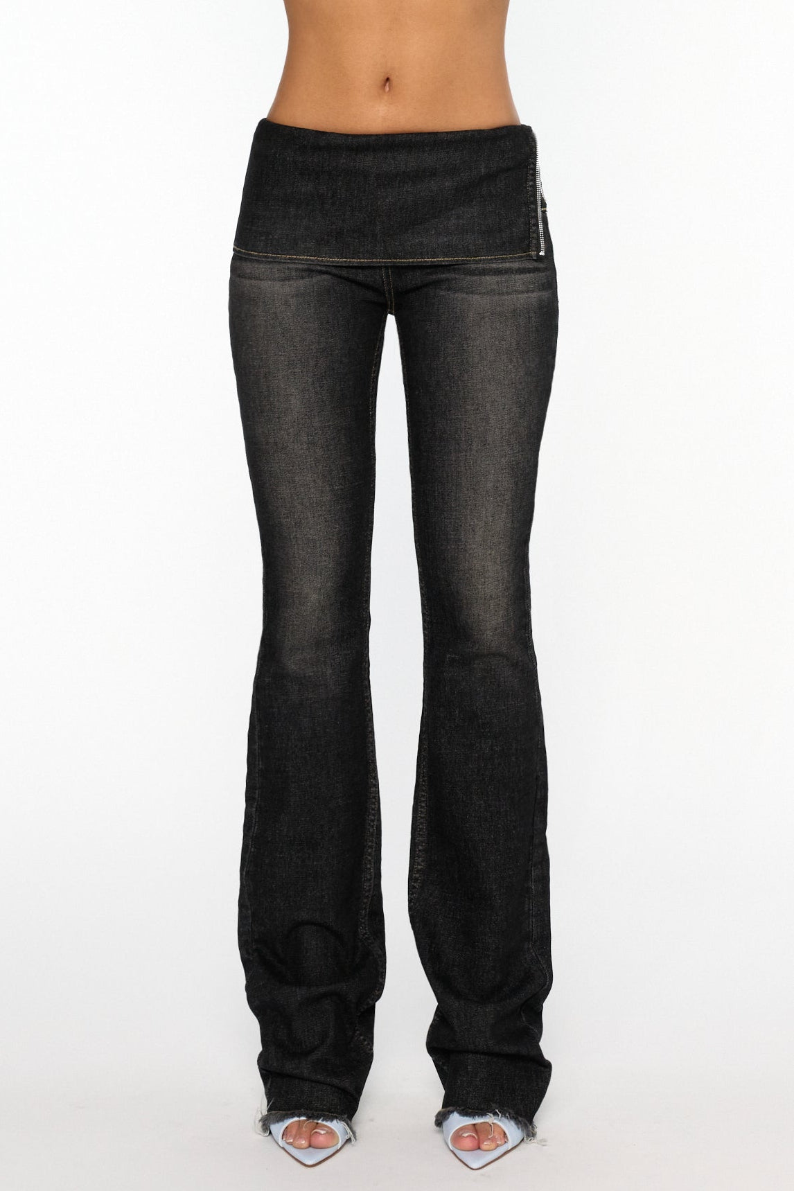 LA Fold Over Stacked Boot
