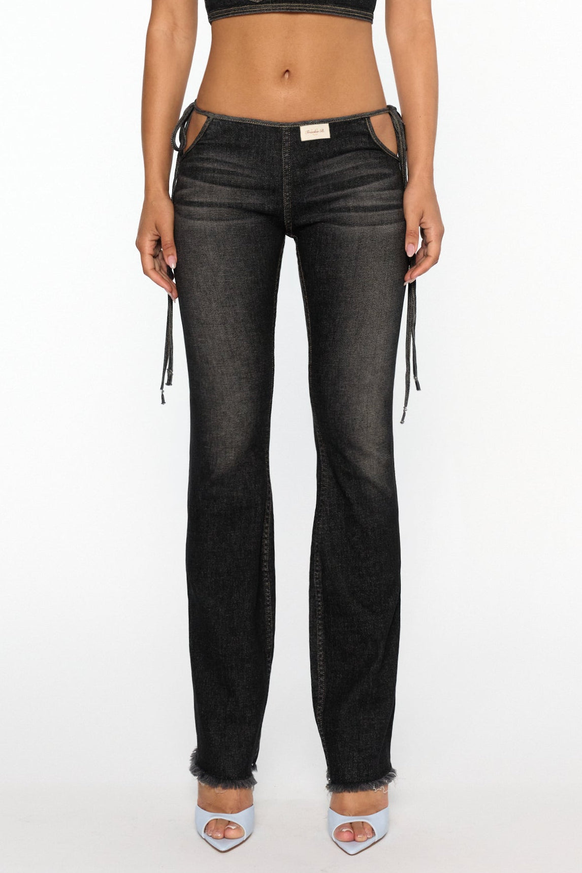 Side-Tie Jeans