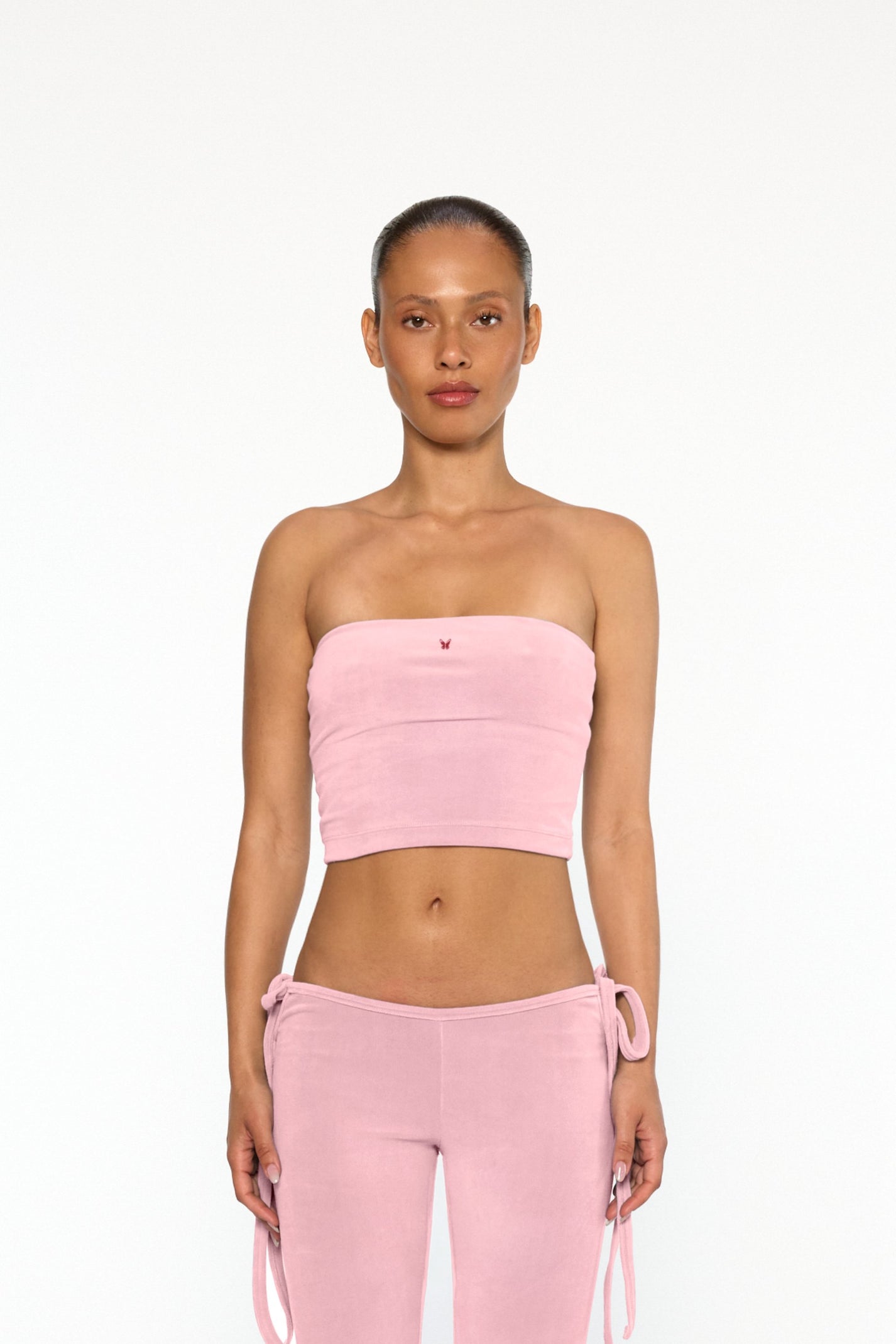Velour Tube Top
