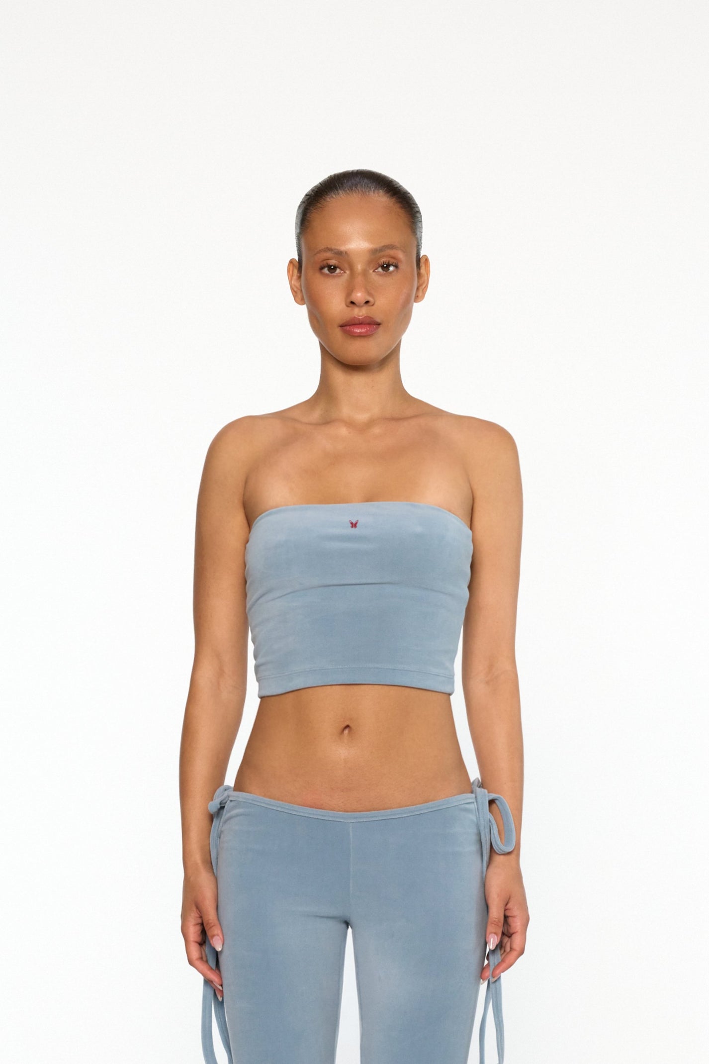 Velour Tube Top