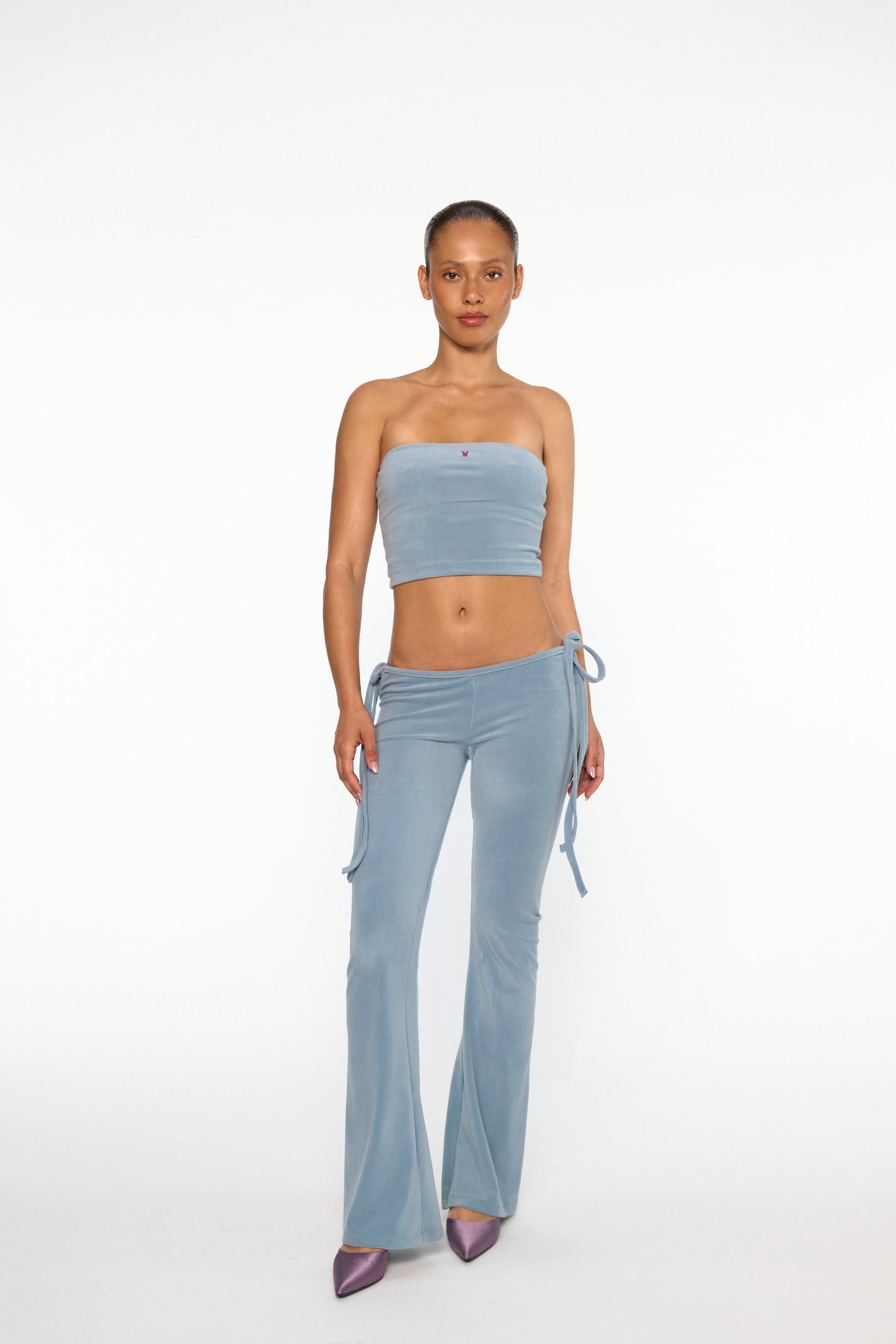 Velour Tie Pant