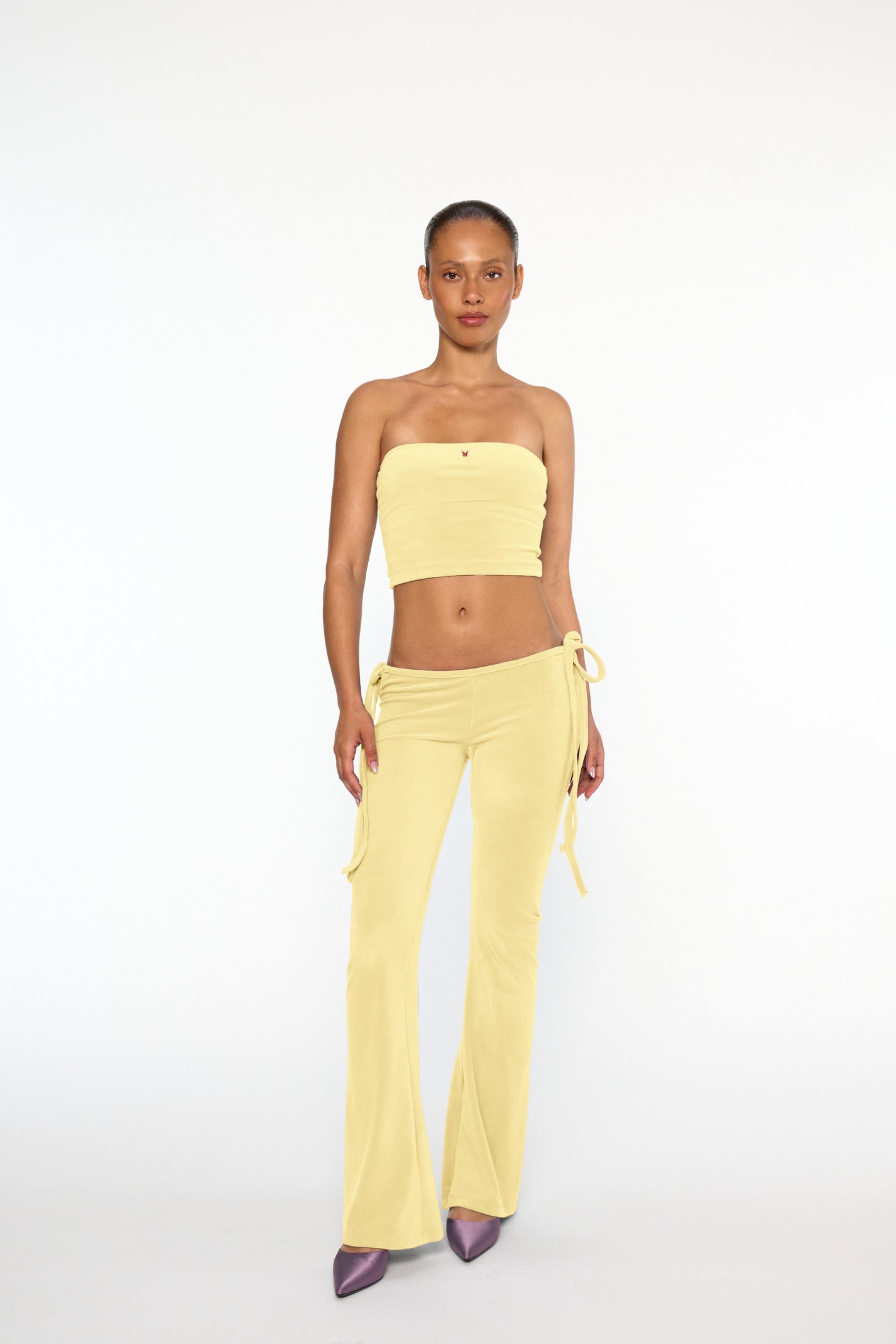 Velour Tie Pant