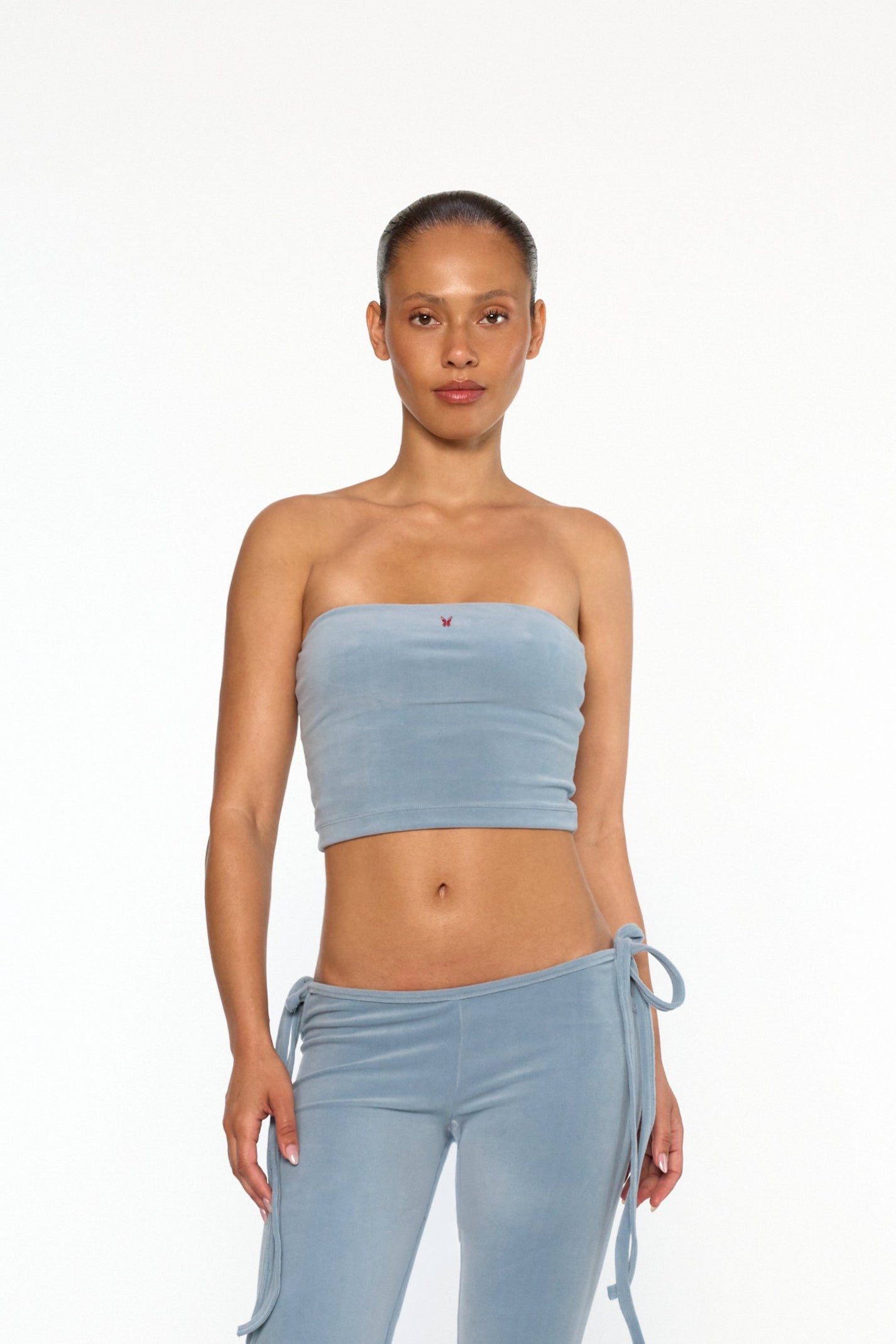 Velour Tube Top