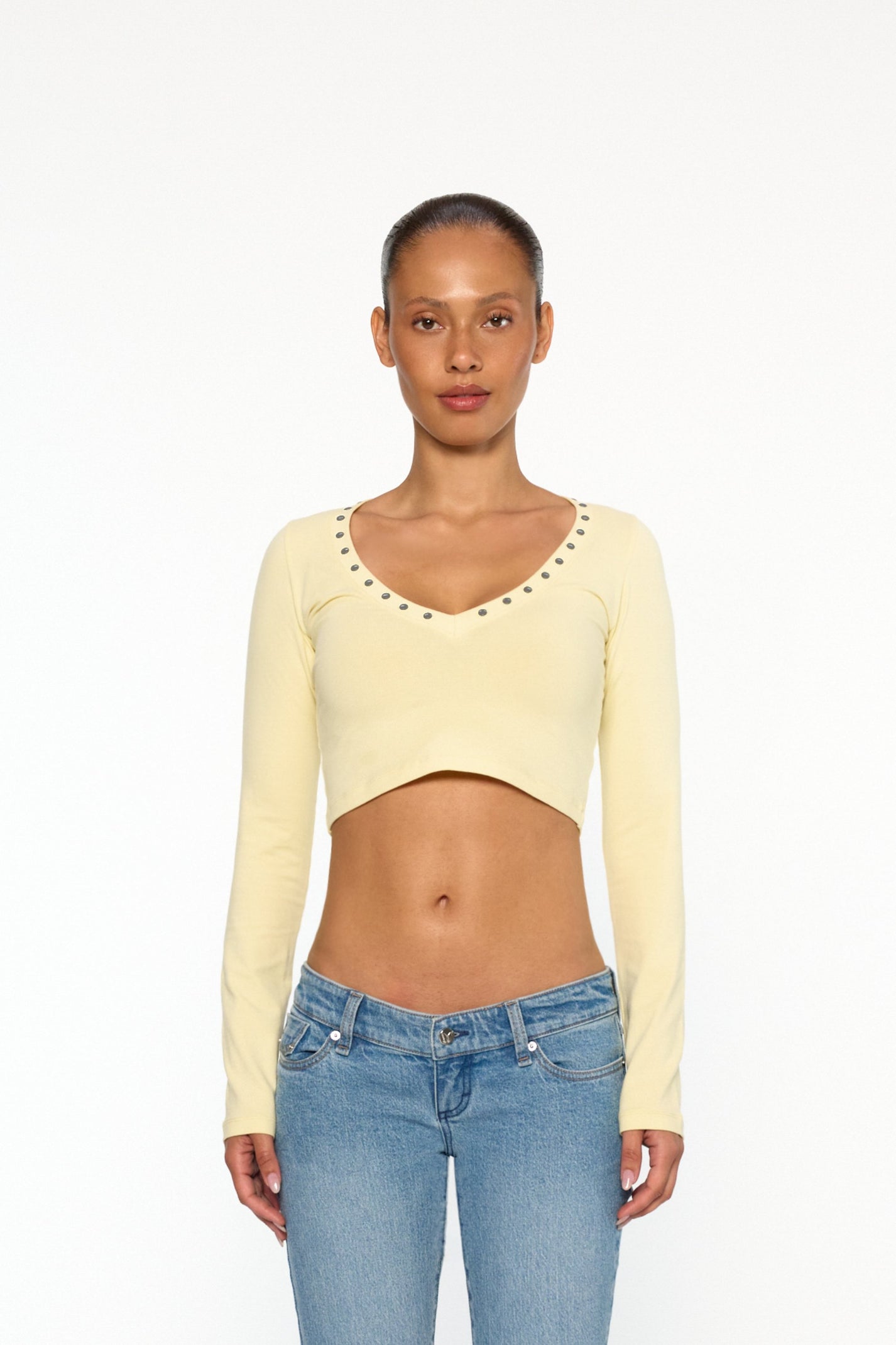 Long Sleeve V-Neck Tee